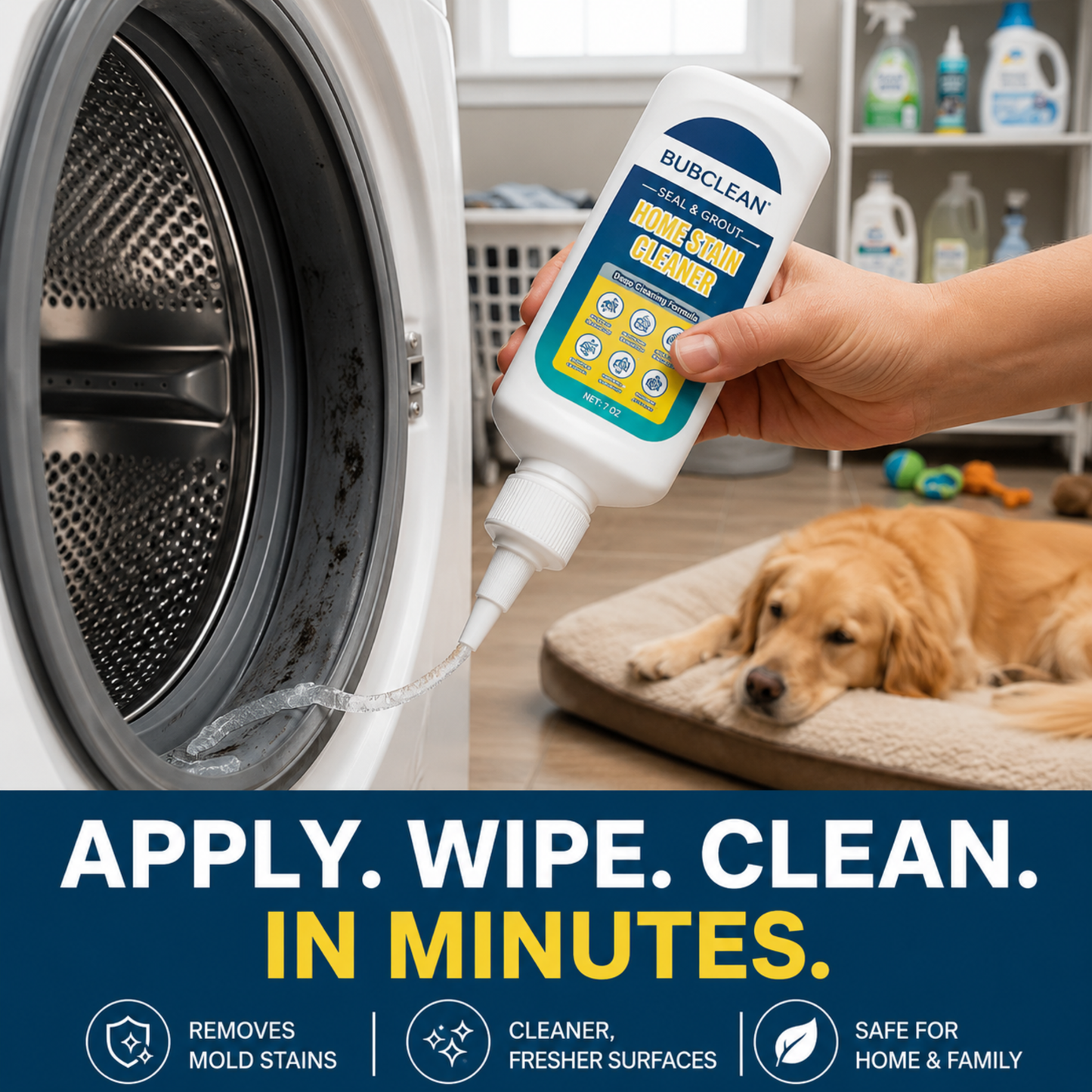 BubClean Mold & Grime Remover Gel