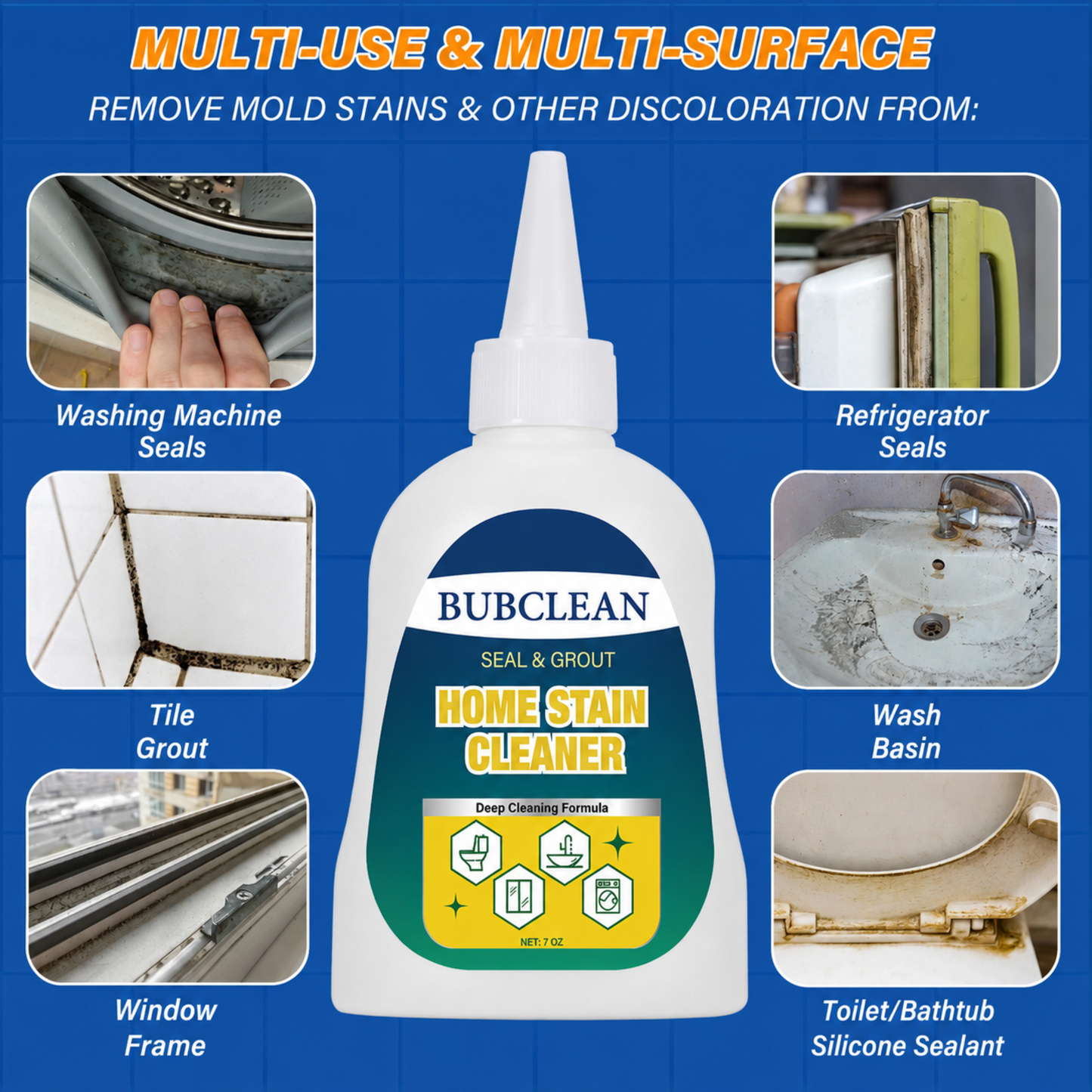 BubClean Mold & Grime Remover Gel